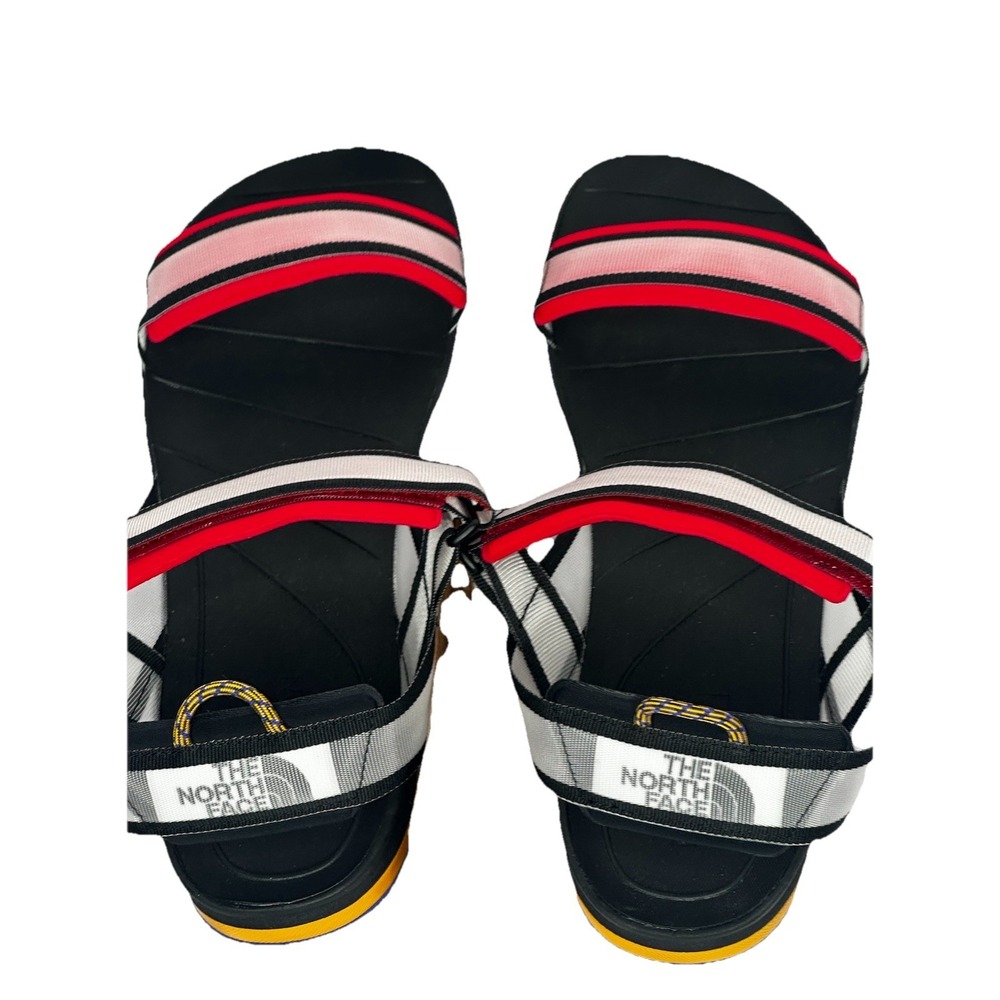The North Face Skeena Sandals Mens Red Pink Black Striped Sport Strappy NF0A46BG